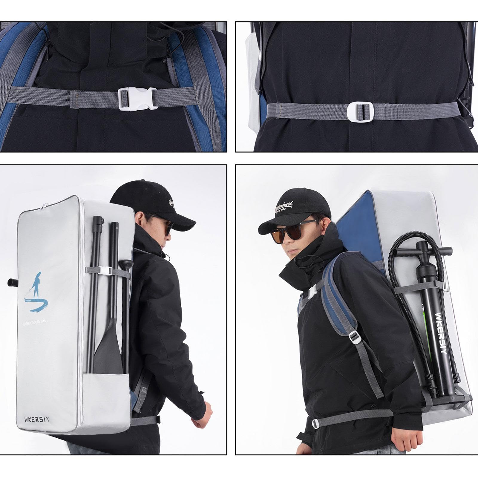 Mochila para Tabla de Paddle Surf de 105 litros. Bolsa de Almacenamiento para Viajes con Tabla de Paddle Surf.