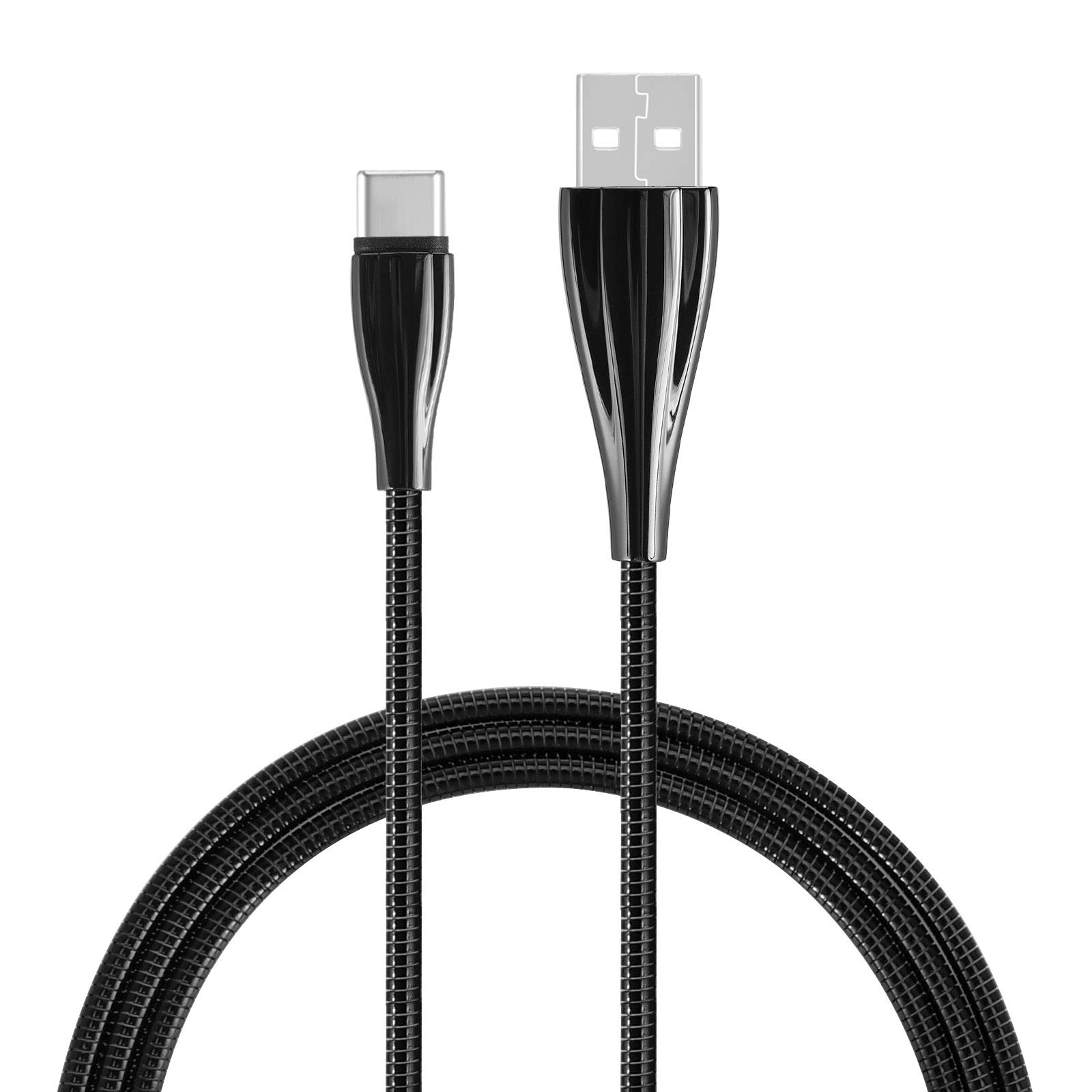 GUONUO USB Type C Cable 3ft Fast Charging Cable Nylon Braided USB C Data Sync Charging Cord Compatible for Samsung Galaxy S10e S10 S9 S8 Plus Note 9 8, LG G7 G6 G5 V35 V30 V20, Moto G7 G6 Z Z2