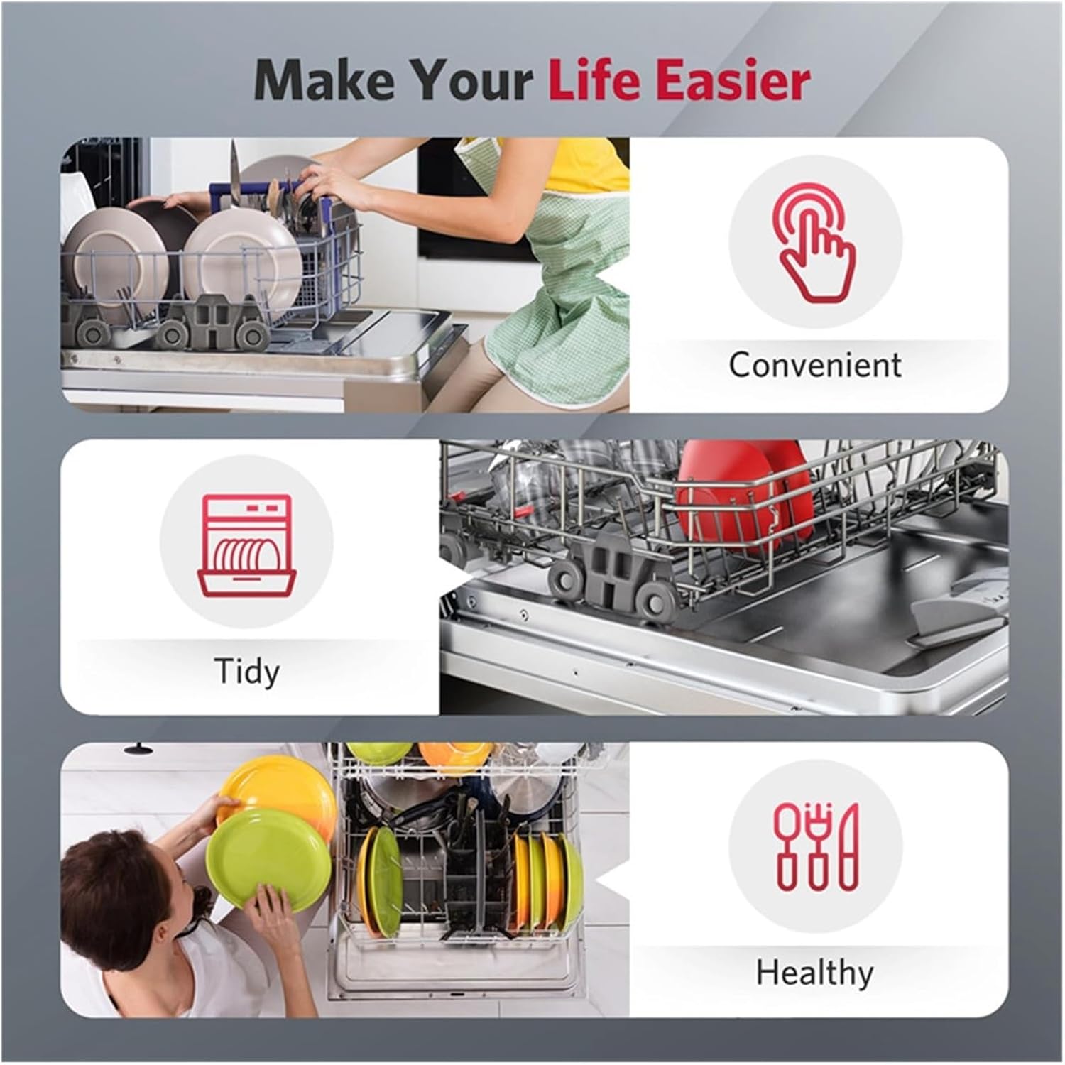 4個 W10195416 食器洗い機用ホイール 下段ラック、KitchenAid対応、Whirlpool対応、Maytag対応、Ke