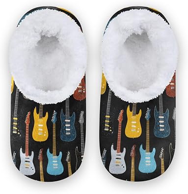 Fisyme Kids Slippers Boys Girls Warm Soft Indoor House Slipper Socks Home Shoes
