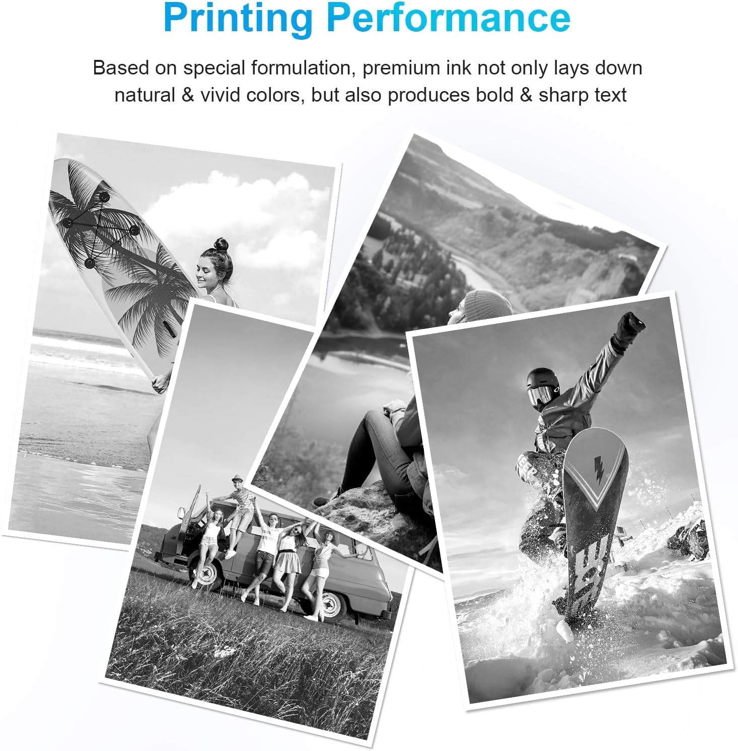 Remanufactured Ink Cartridge Replacement for HP Printer Ink 67 XL HP 67 Ink HP67 67XL Black Ink Cartridges for 6000 6055e 6400e 6455e 6458e 2755e 2700 4100 4152e 4155e Printer (2 Black)