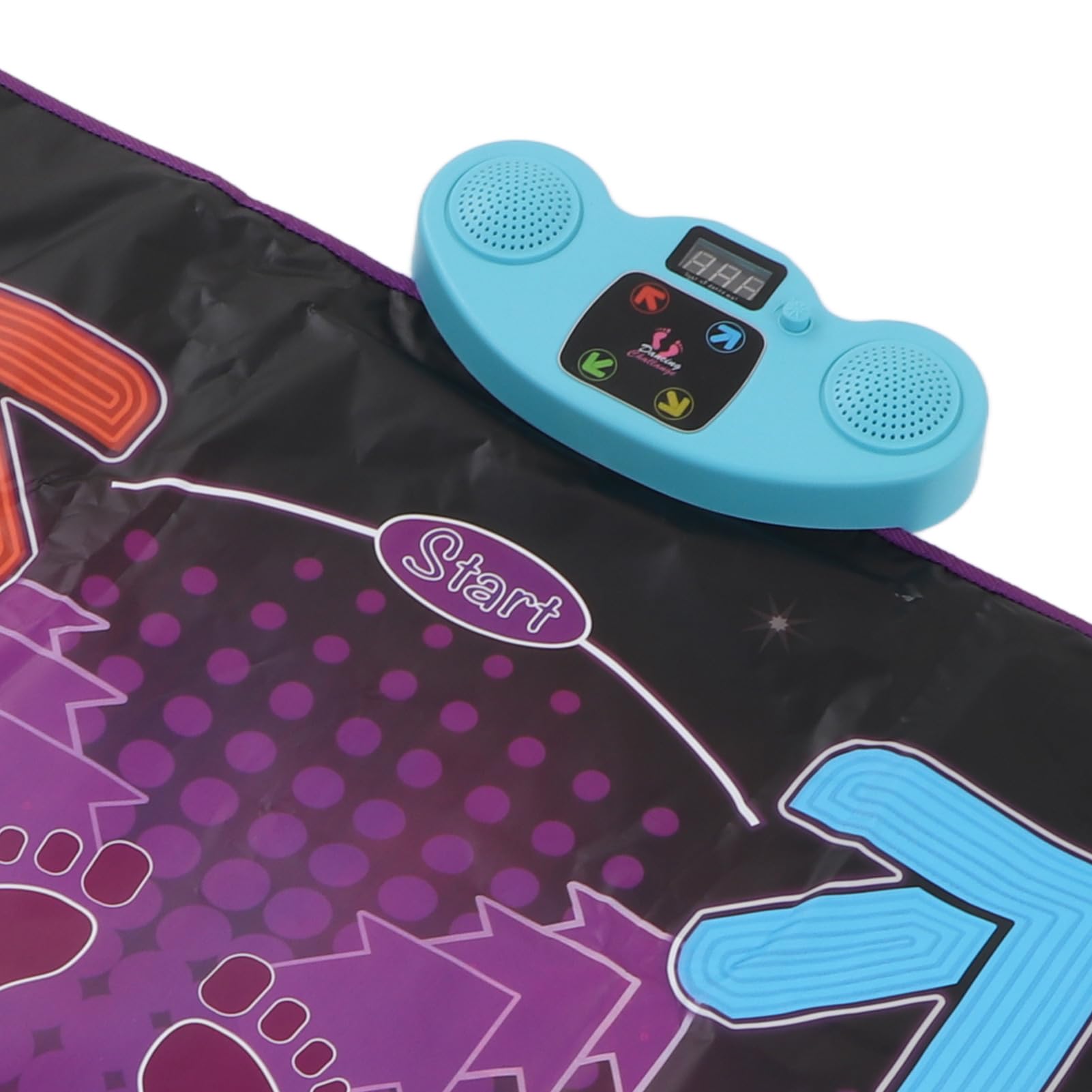 Alfombra de baile para niños, 4 modos juego ajustable con música integrada, Alfombra electrónica infantil para fiestas y ejercicio, for niños y familias en interiores