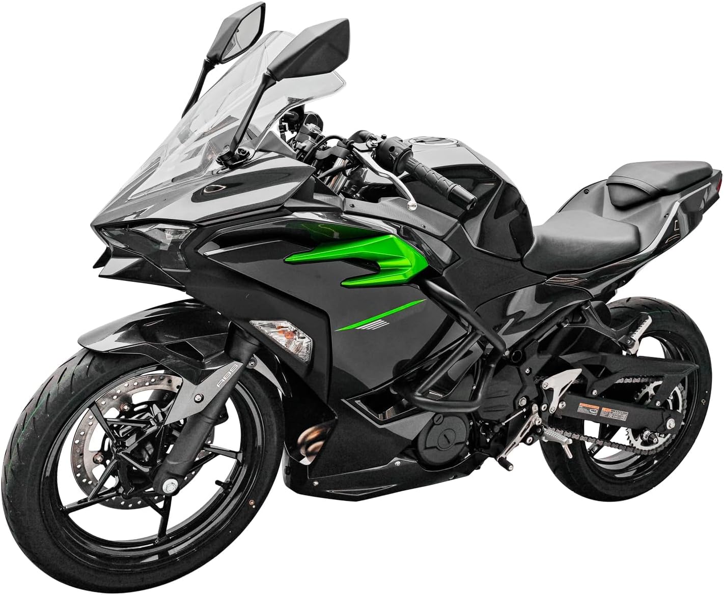 Crash Bar Engine Guard for Ninja 500 2024 2025 2026 Ninja 400 2018-2026 Ninja 250 2018-2021 Motorcycle Bumper Frame Falling Protector Black