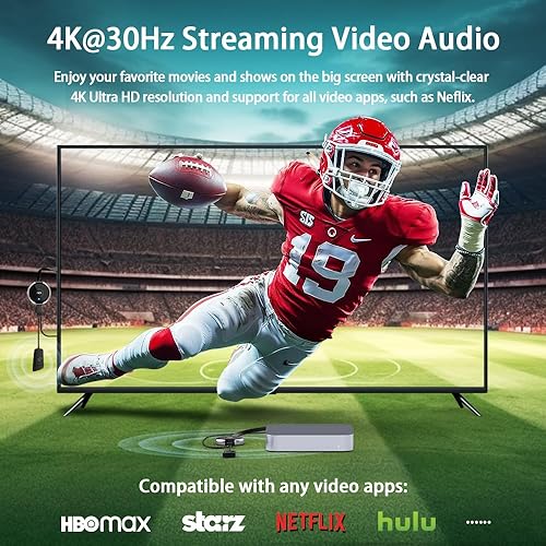 Miniatura 3 de TIMBOOTECH Transmisor y receptor HDMI inalámbrico 4K, transmisión suave de vídeo/audio 5G HDMI Extensor inalámbrico para portátil, cámara, caja