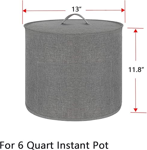 Miniatura 5 de Cubierta para electrodomésticos, resistente al agua, para olla instantánea de 6 cuartos de galón, olla a presión eléctrica, arrocera, freidora de