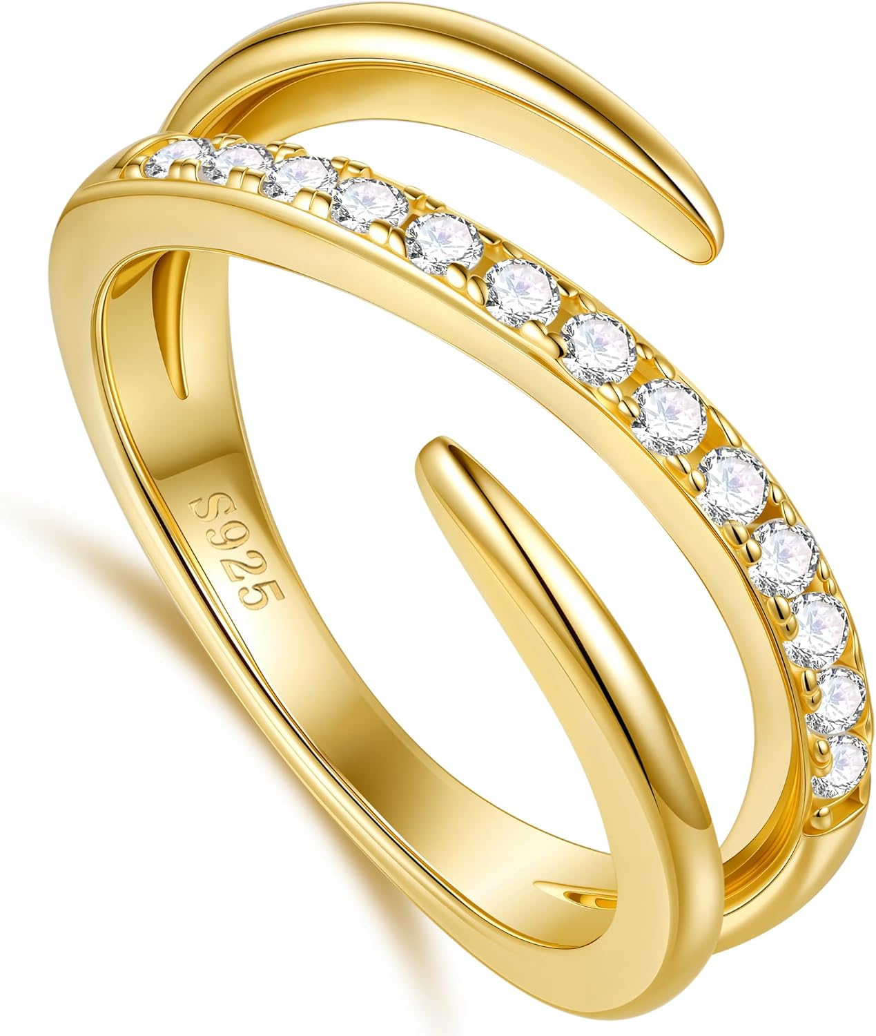 MOOSEA Moissanite Wedding Bands for Women 14K White gold plated 925 Sterling Silver Moissanite Rings for Women Anniversary Promise Eternity Ring Jewelry Gifts