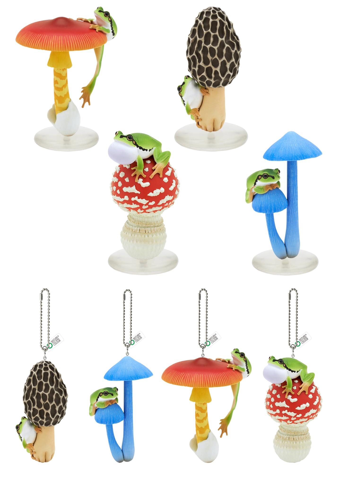 Amazon.com: IKIMON Mushroom and Frog Blind Box Vol. 2 - Miniature