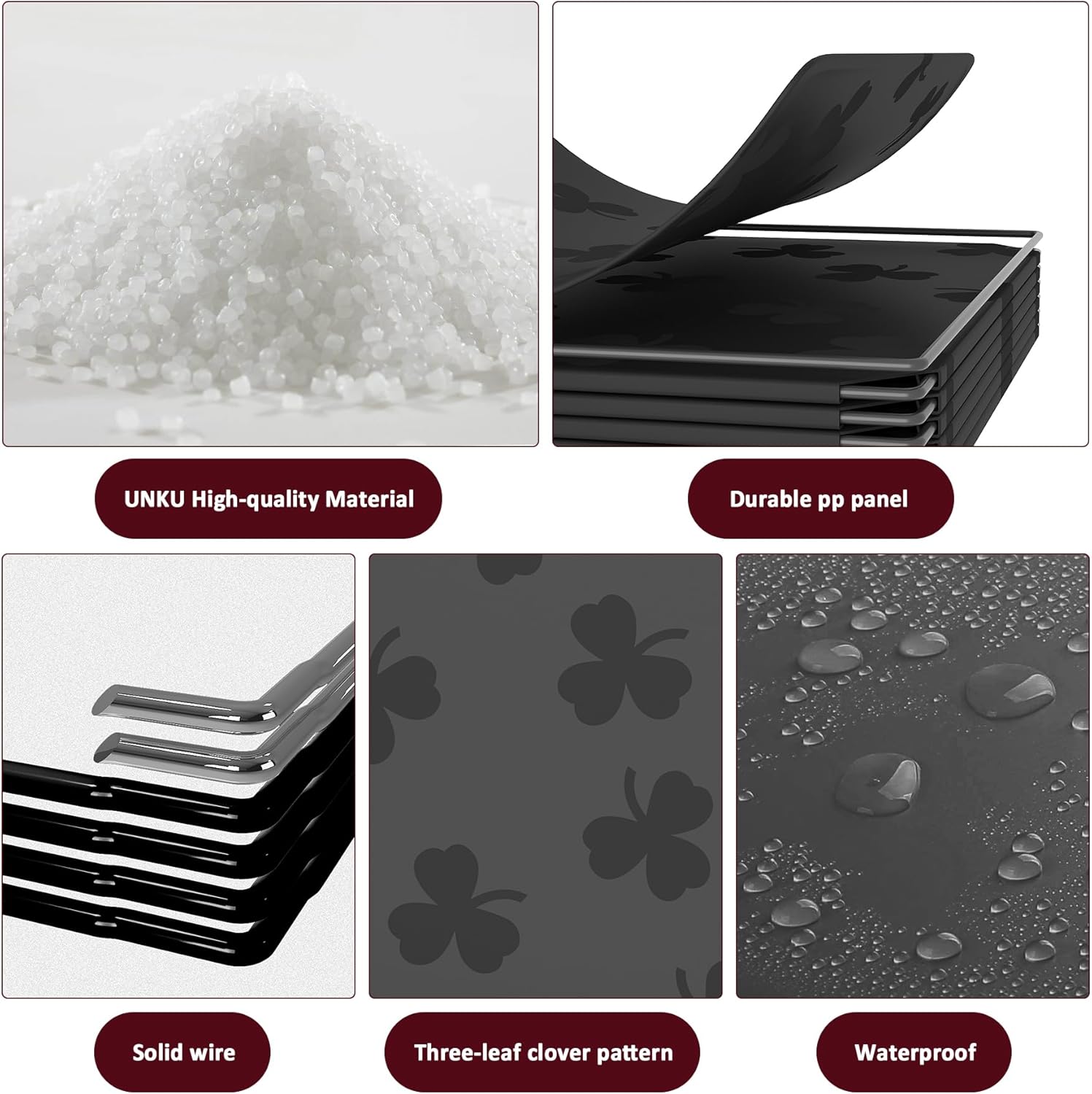 UNKU Cube Storage Organizer, 16 Cube Closet Organizer Storage Shelves, DIY Stackable Bookcase, Clothes Organizer Shelf for Closet, Bedroom, Living Room, Cabinet, Home, Office, Black