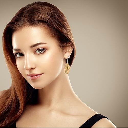 Miniatura 4 de EXCEART 6 dijes tejidos de ratán, dijes de bastón, conectores de ratán, anillos de unión, colgantes redondos de círculo bohemio para hacer aretes