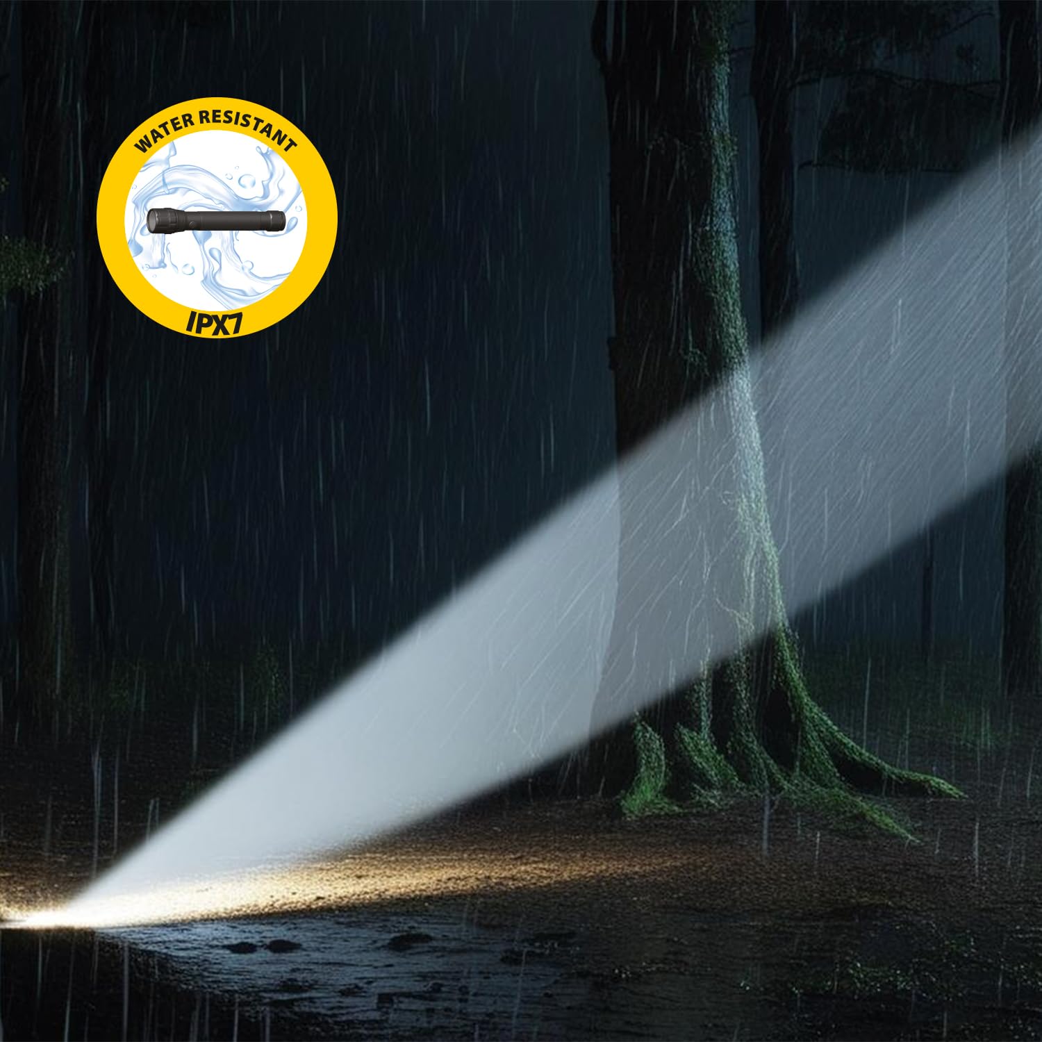 Stak Mamba – Torcia LED 5000 Lumen Ricaricabile con Powerbank - 5 Modalità, Batteria 21700 4000mAh, Impermeabile IPX7, Alluminio Resistente - Per uso Professionale ed escursioni