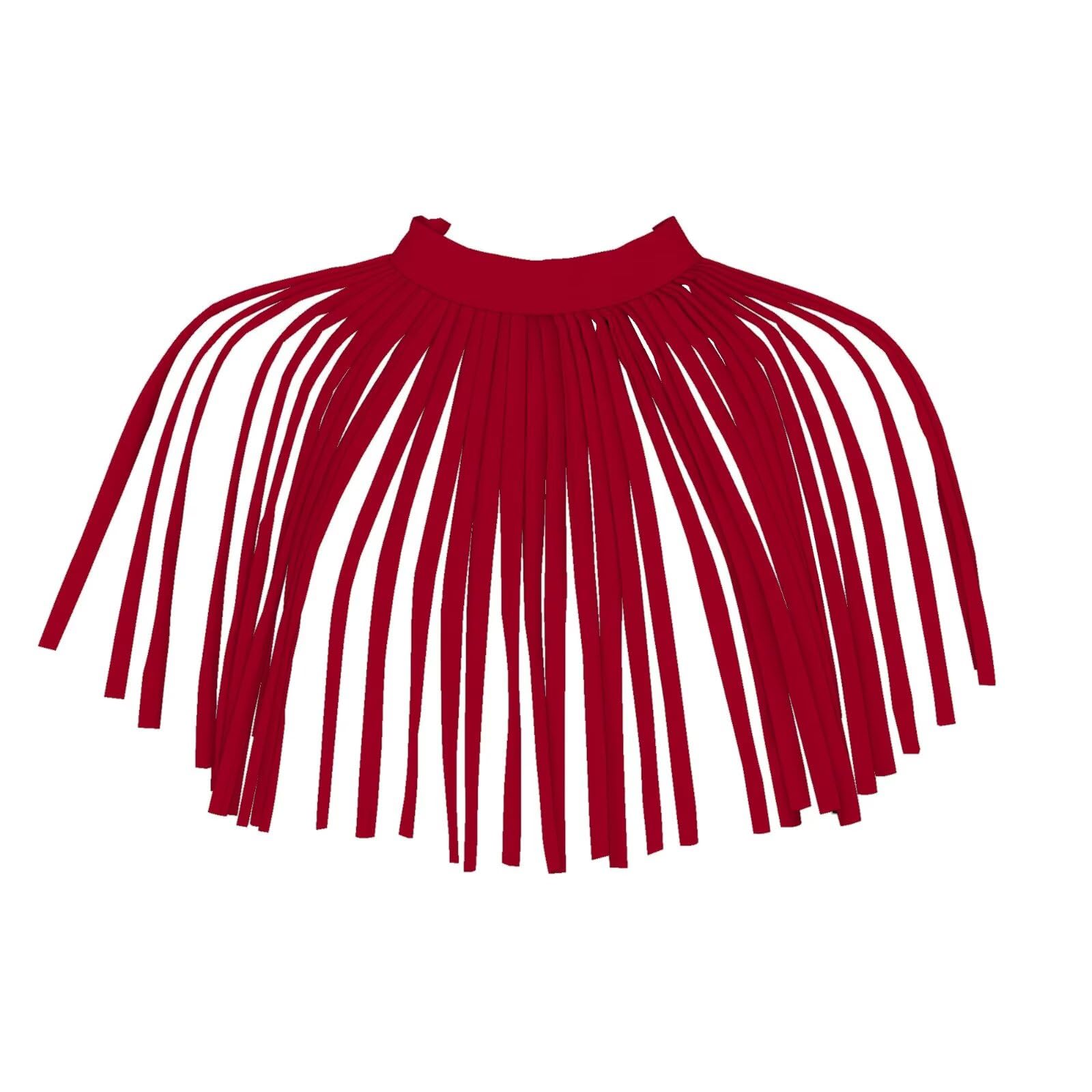 BintaRealWax African Necklaces for Women Tassel Choker Shoulder Bib Necklaces Handmade Ladies Halloween Party Jewelry