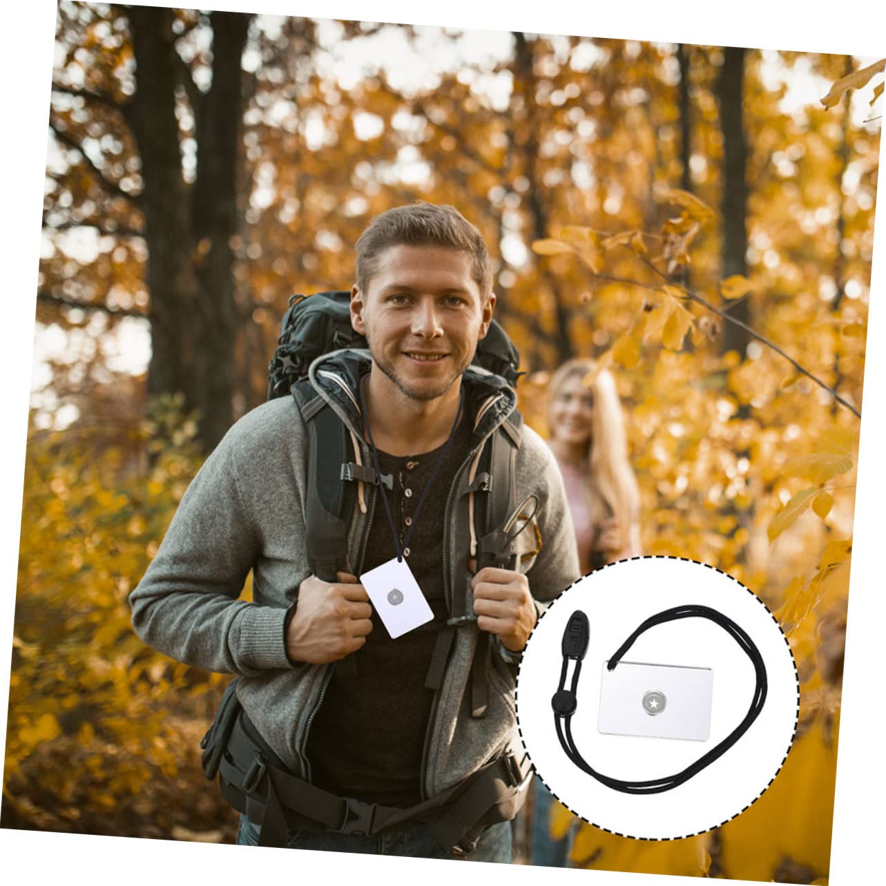 MILISTEN Signalspiegel Notfallspiegel Campingspiegel Must Backing Spiegel Survival Camping Gadgets Wandern Rücken Rettung Trekking Licht Camping Wandern Pfeife Spiegel Acryl