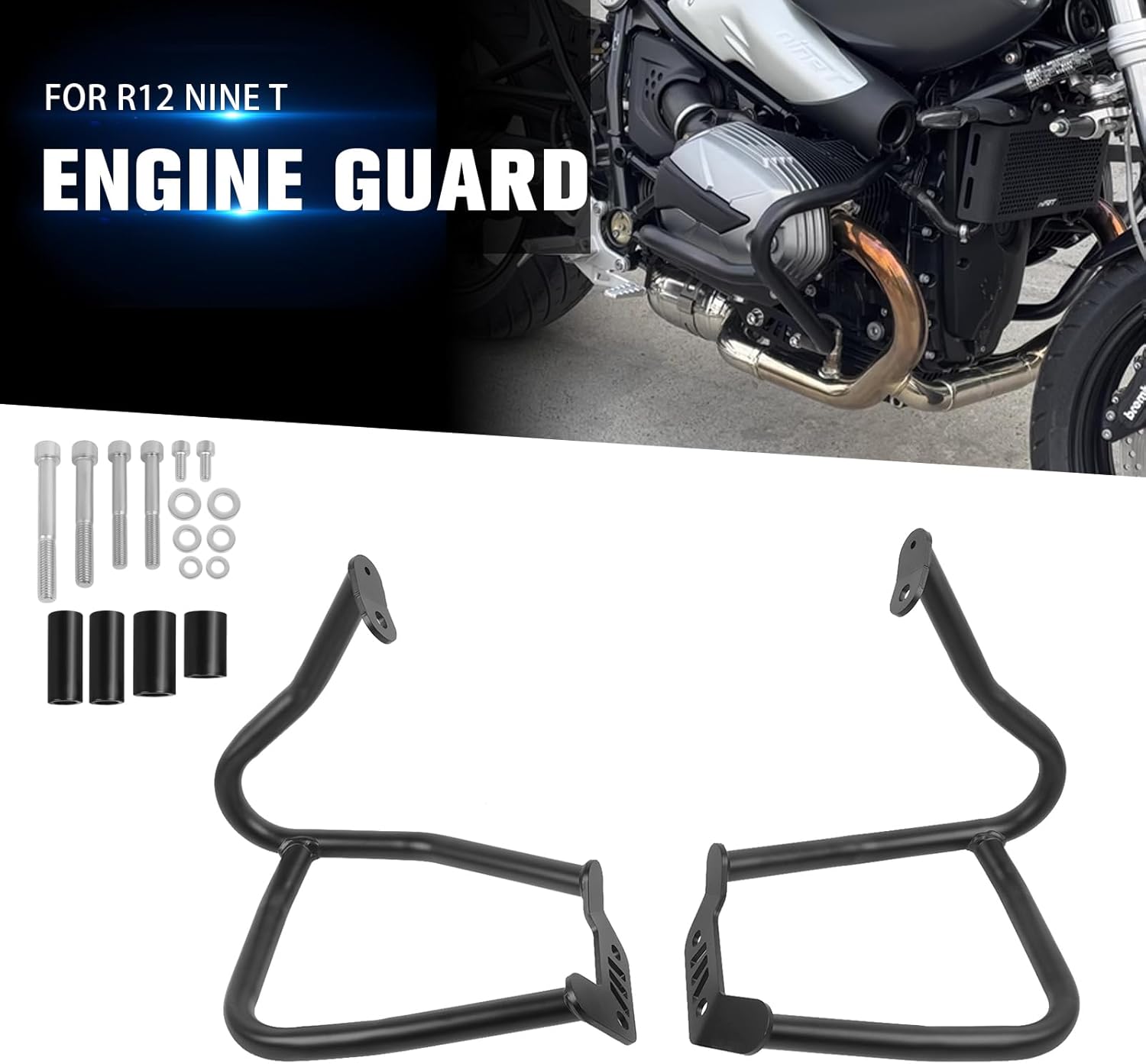 Highway Crash Bar Engine Guard Replacement for BMW R12 NINE T R12 NineT 2024 2025