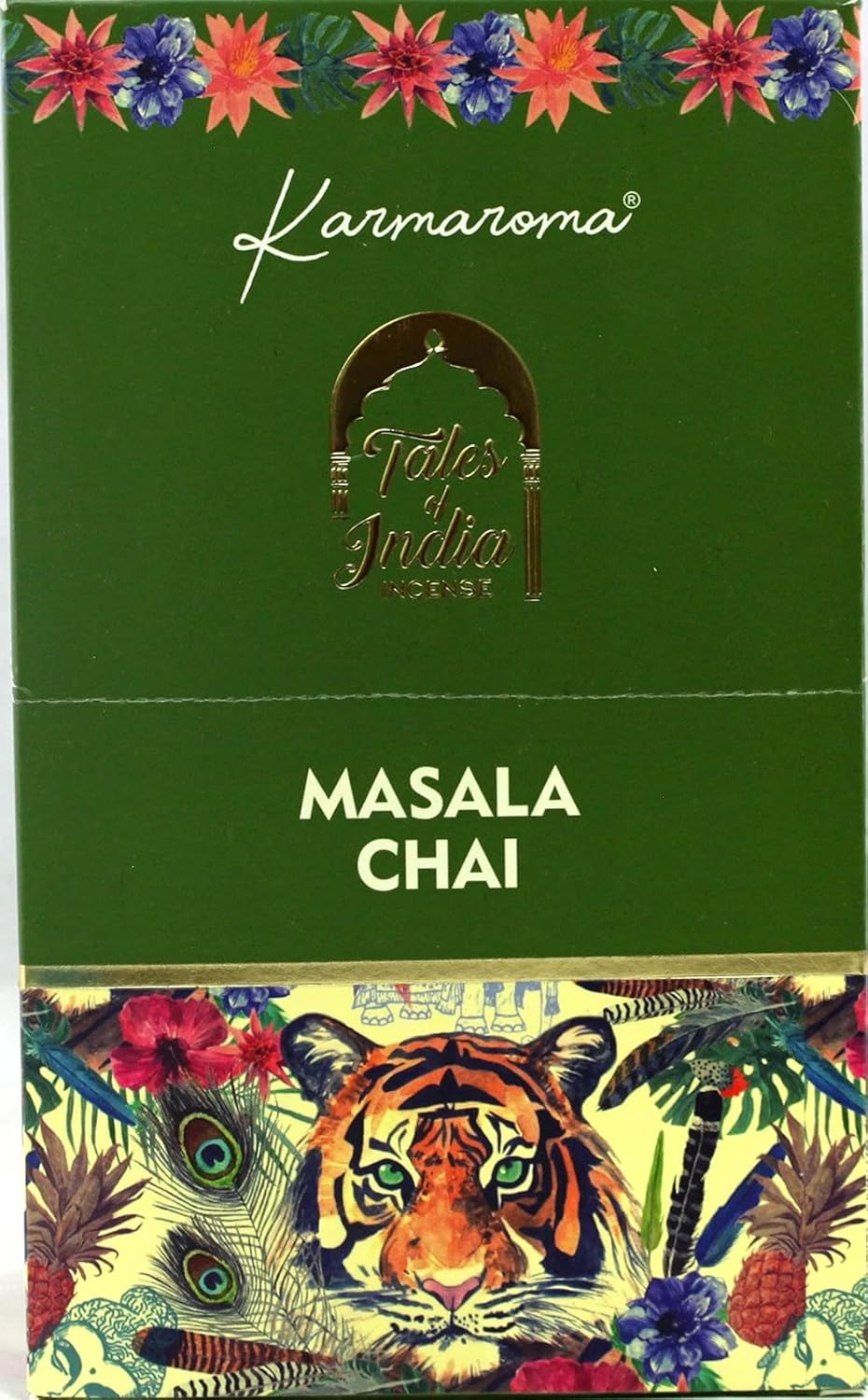 Tales of India - Karmaroma Incense with Northern Star Products Ash Catcher (Masala Chai)