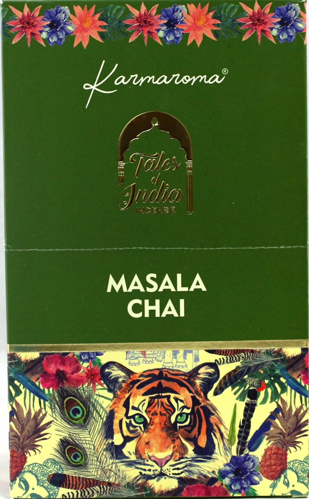 Tales of India - Karmaroma Incense with Northern Star Products Ash Catcher (Masala Chai)