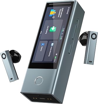 Timekettle X1 Meeting AI Translation Voice Recorder,No Subscription Audio Device with Bone Conduction for Voice Capture,52 Languages,Multi-Point Pick-up,Preset Speaker Labeling&Secure Wired Export