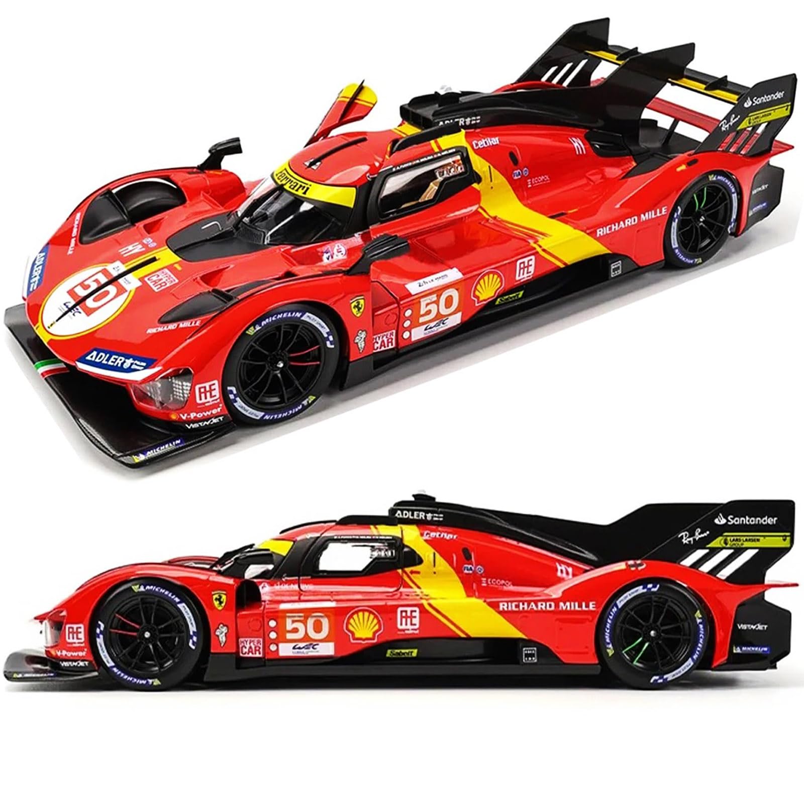 Amazon.com: 1/18 499P 50# Racing Car Le Mans Champion Alloy Luxury