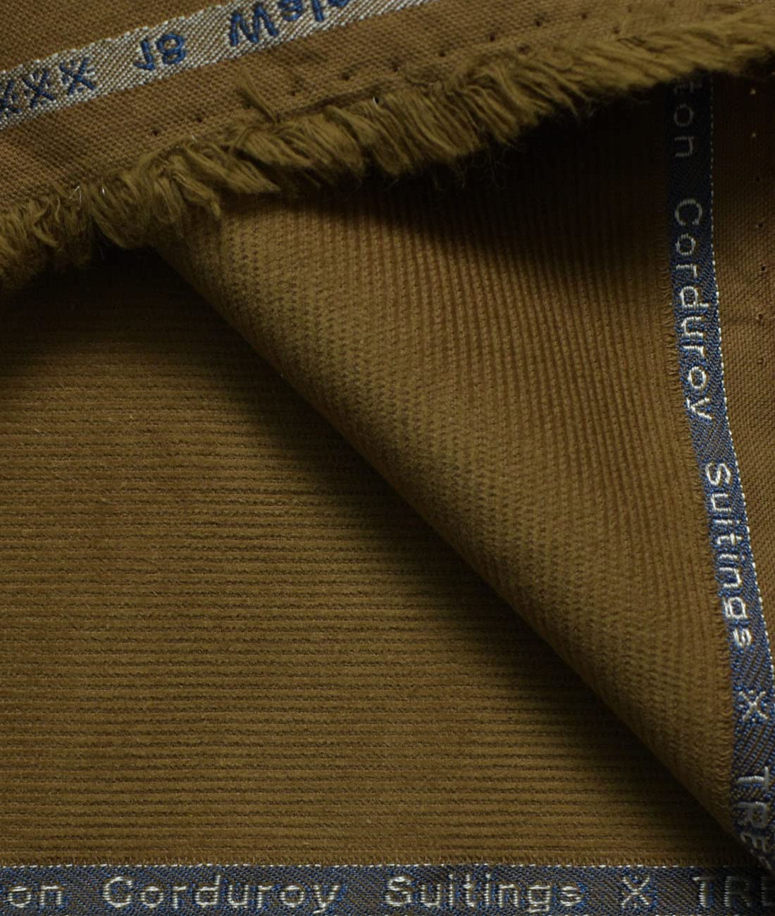 Arvind Men's Cotton Corduroy 1.25 Meter Unstitched Corduroy Trouser Fabric (Camel Brown) 1