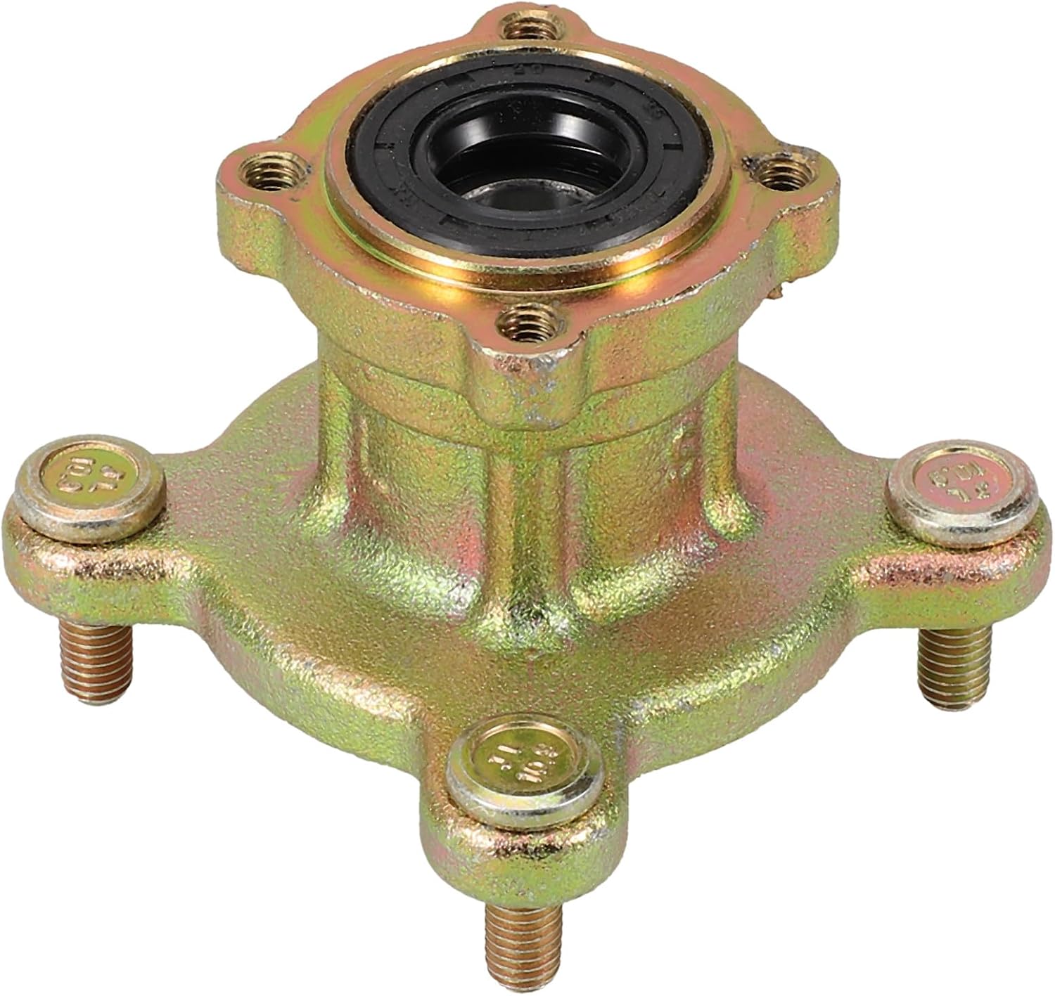 Atv Front Wheel Hub Assembly 4-hole 15mm Axle Hub with 88mm Flange for Go Kart and 50-110cc Atv Sand Beach Vehicle