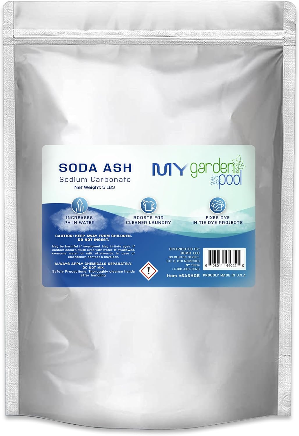 My Garden Pool Soda Ash pH Increaser for CrystalClear