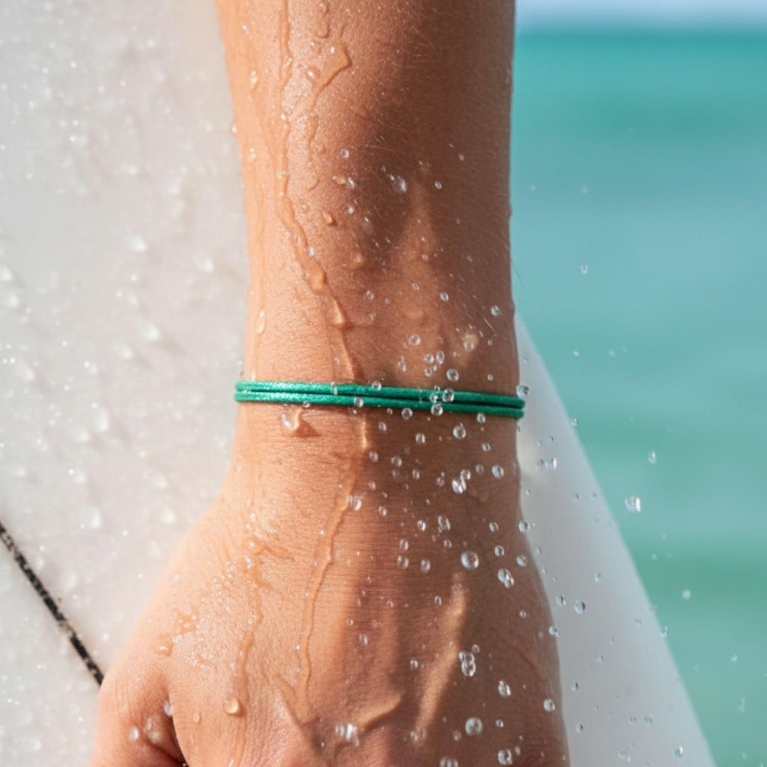 Luck Strings Adjustable Wax Nylon Cord Bracelet for Men Women Adult - Vegan Leather String | Unisex Waterproof Nautical & Surfer Style Friendship Gift, Minimalist - Image 4