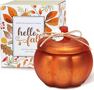 Pumpkins Shaped Candle, Pumpkin Spice Scented Candle, Pumpkin Candles Thanksgiving Fall Table Centerpiece, Farmhouse Fall Candles for Autumn Home Decor