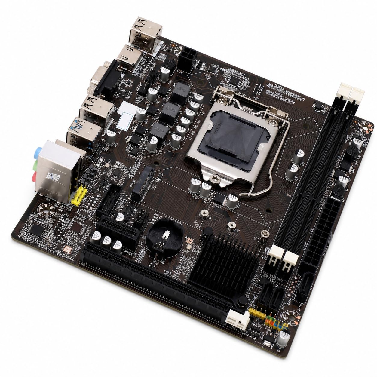 Gamingowa Płyta Główna DDR3, Komputerowa Płyta Główna do Procesorów Corei7, I5, I3 (LGA1155) 2 Interfejs Sieciowy DDR3 100M