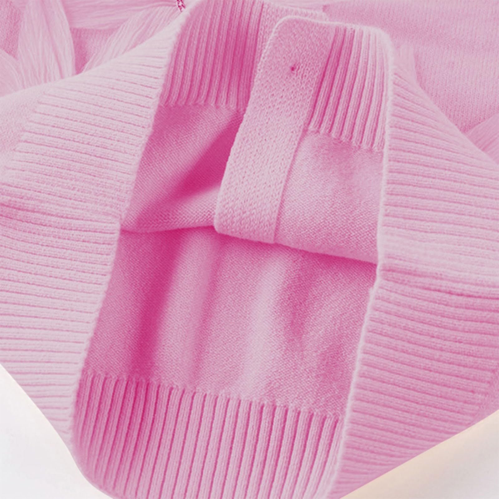 Cárdigan de transición para niña, cuello redondo suave para otoño | Punto de grosor medio para una calidez agradable, ideal como manta o solo en entretiempo