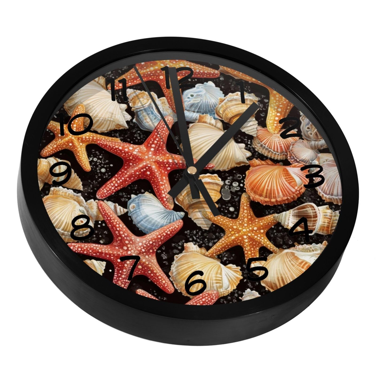 Horloges murales en forme d'étoile de mer pour salon et cuisine design