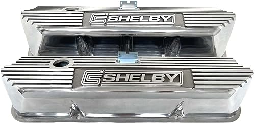 Compatible con Ford FE - Cubiertas de válvula de refugio alto - Pulido - Aluminio fundido a presión - Ansen USA