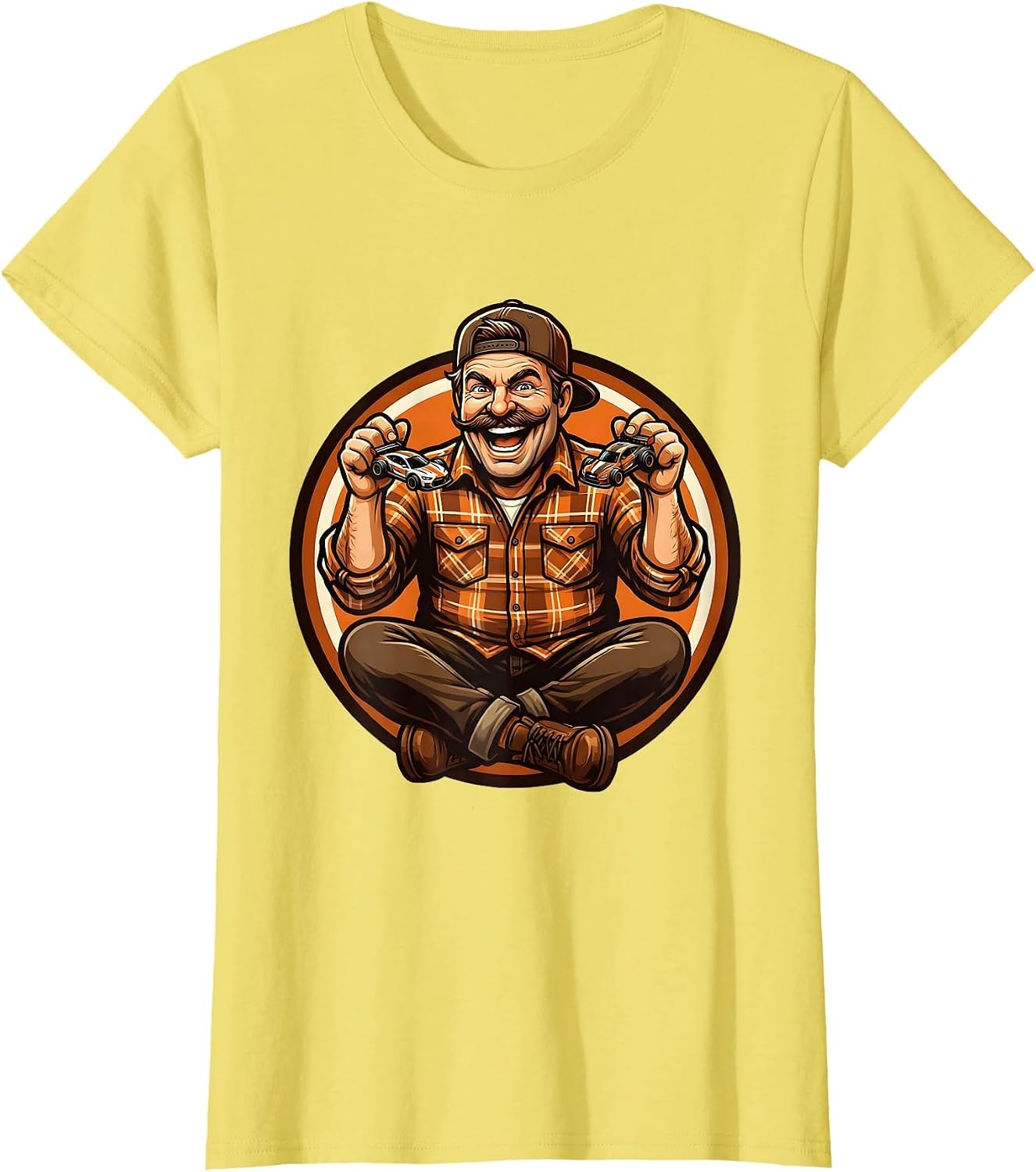 Women's Uncle Grown-Up Toy Race Car Collector Funny Gift T-Shirt image 3