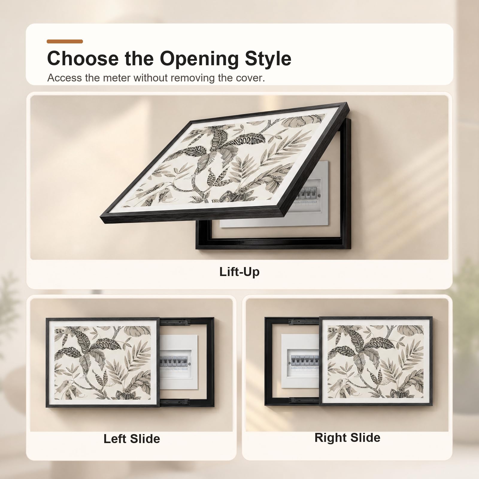 Coprire Scatola Fusibili, Quadros Decorativo Contatore Elettrico | per Casa, Hotel per Pittura Nascondi Dipinti Decorazione per Soggiorno per Scatola Elettrica