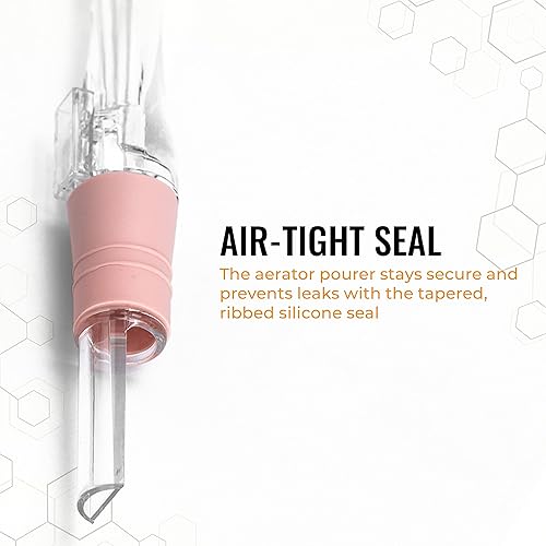 Miniatura 4 de Juego de boquilla aireadora de vino, vertedores de vino sin goteo para botellas de vino, boquillas de decantador de vino instantáneas, paquete de 3