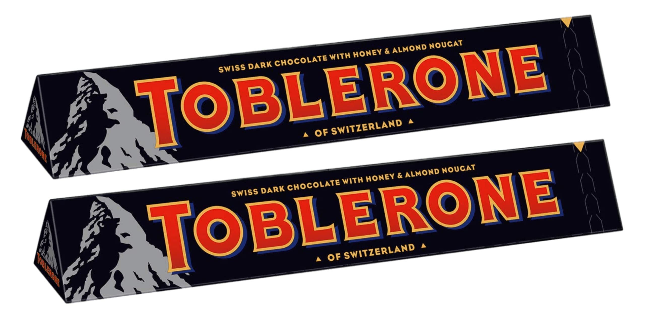 Toblerone Of Switzerland Swiss Dark Chocolate With Honey & Almond Nougat Chocolate Candy Bar, 100 Gram (Imported) (Pack Of 2)) (B0C6M939WM) Amazon Price History, Amazon Price Tracker