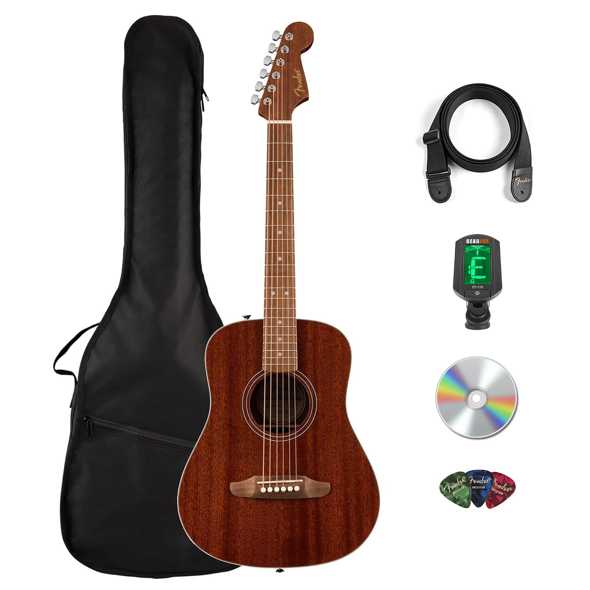 Fender California Standard Redondo Mini 3/4-Size Kids Acoustic Guitar