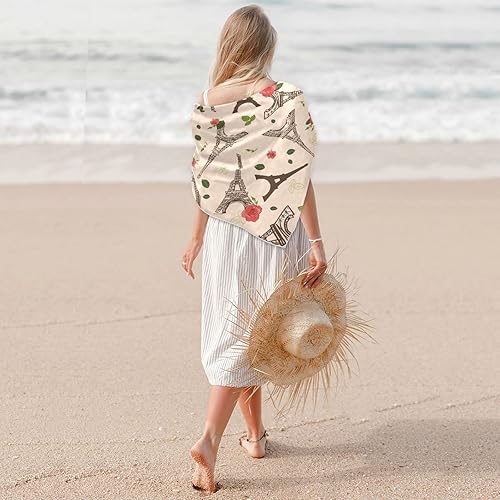 Miniatura 4 de Bufandas de moda para mujer, bufanda cuadrada de 35 x 35 pulgadas