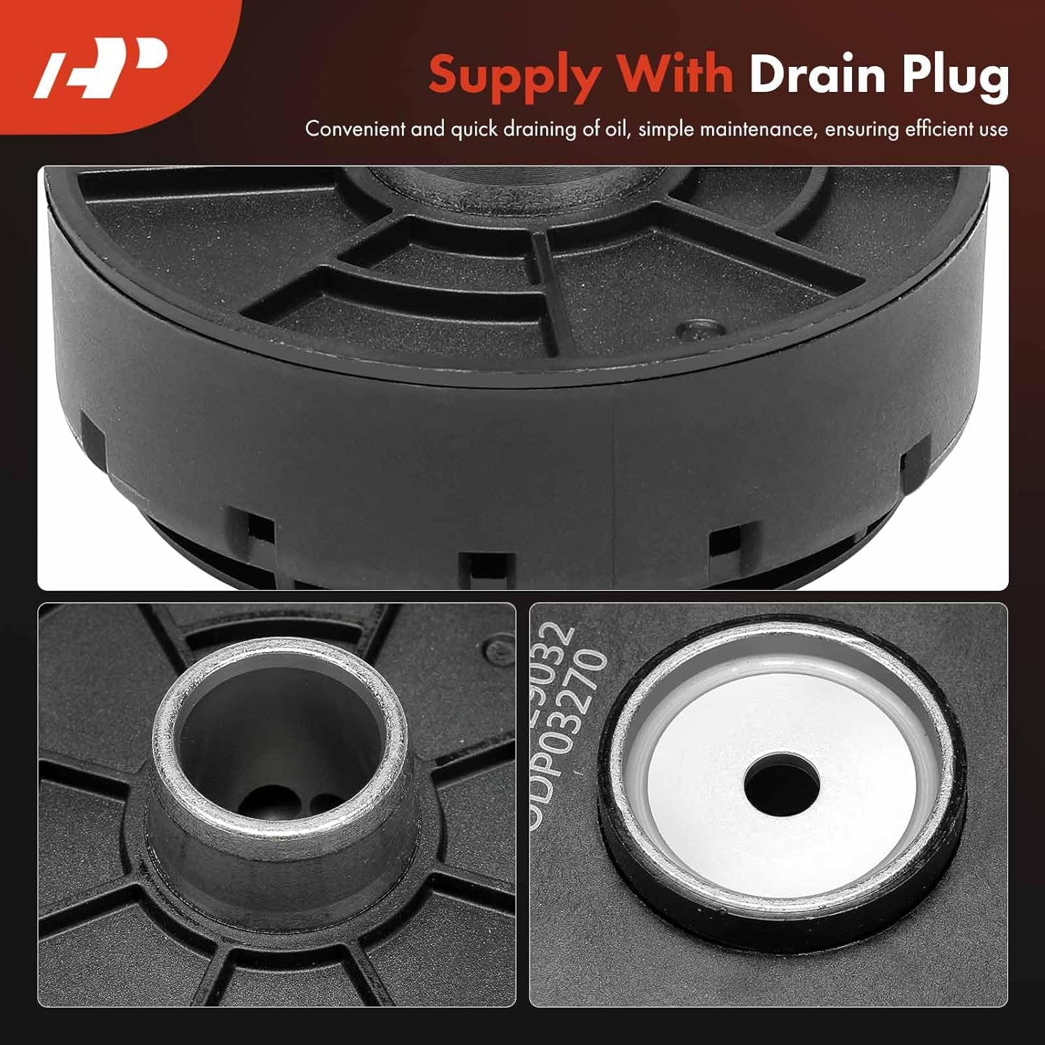 A-Premium Crankcase Breather Oil Drip Pan Compatible with Mercedes-Benz C230, C280, C300, C350, E350, E550, GL450, GL550, S400, S550, SL550, SLK280, SLK300, SLK350, R350, CL550, CLK350, CLK550, ML350
