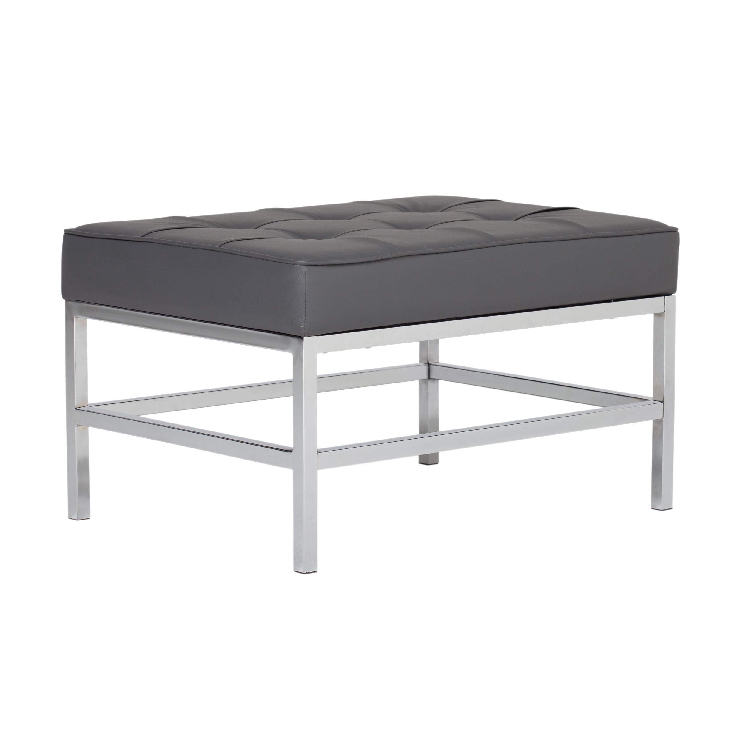 Studio Designs 72002 Ashlar Ottoman, Grey