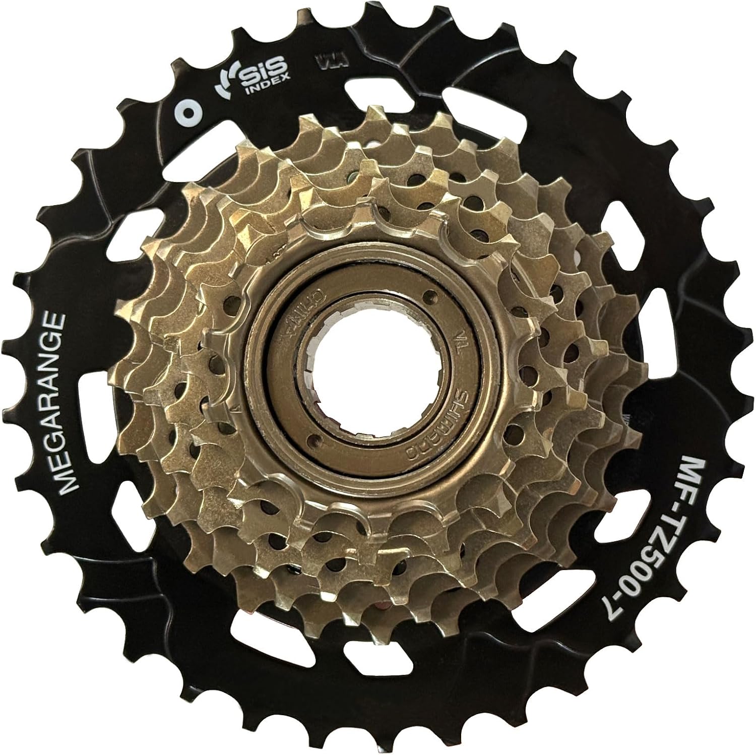 7-Speed Bike Freewheel TZ500 Screw On Multiple Freewheel Bicycle Multiple Freewheel 14-28T/14-34T - Compatible with Urban Commuter, Utility, Leisure, and Bike-Share Bicycles