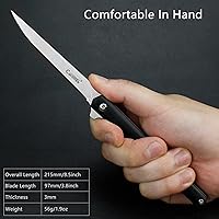 Vista 3 de Slim Pocket Knife 4 inches, Gentlemen`s folding knives, outdoor camping everyday carry