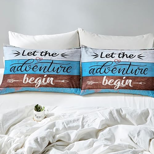 Vista 48 de Erosebridal Sábanas rústicas de granja, sábanas de camping feliz, juego de sábanas para decoración de cámper para niños, adolescentes, mujeres