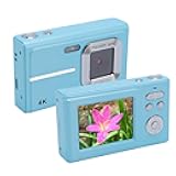 Fabater Digital Camera, 48MP 1080P Autofocus Compact Camera with 16X Zoom Anti Shake, 2.4 Inches Screen Portable Travel Cameras for Photography, Compact and Long Battery Life (Blue)