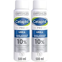 CETAPHIL PRO Urea 10 Prozent Intensiv aufbauende Feuchtigkeitslotion 500ml F r extrem trockene schuppige Haut am K rper Regeneriert intensiv und reduziert Trockenheit langfristig