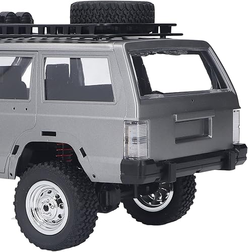 Miniatura 8 de Srliya 112 2.4G Escala Completa Camión Escalada Coche RC Juguete Off Road Vehículo Racing Car Juguetes para Niños (gris plateado)
