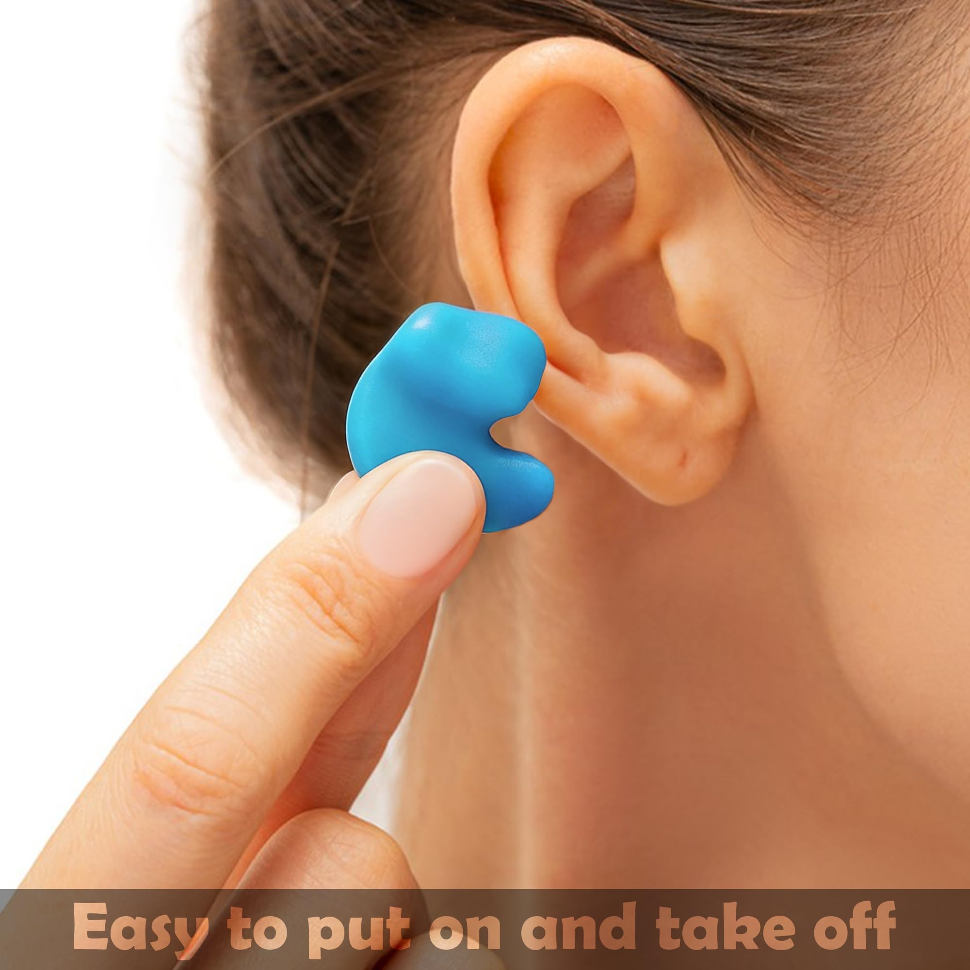 BlingKingdom 4 Pairs Moldable Silicone Ear Plugs - Blue — Amazon image 6