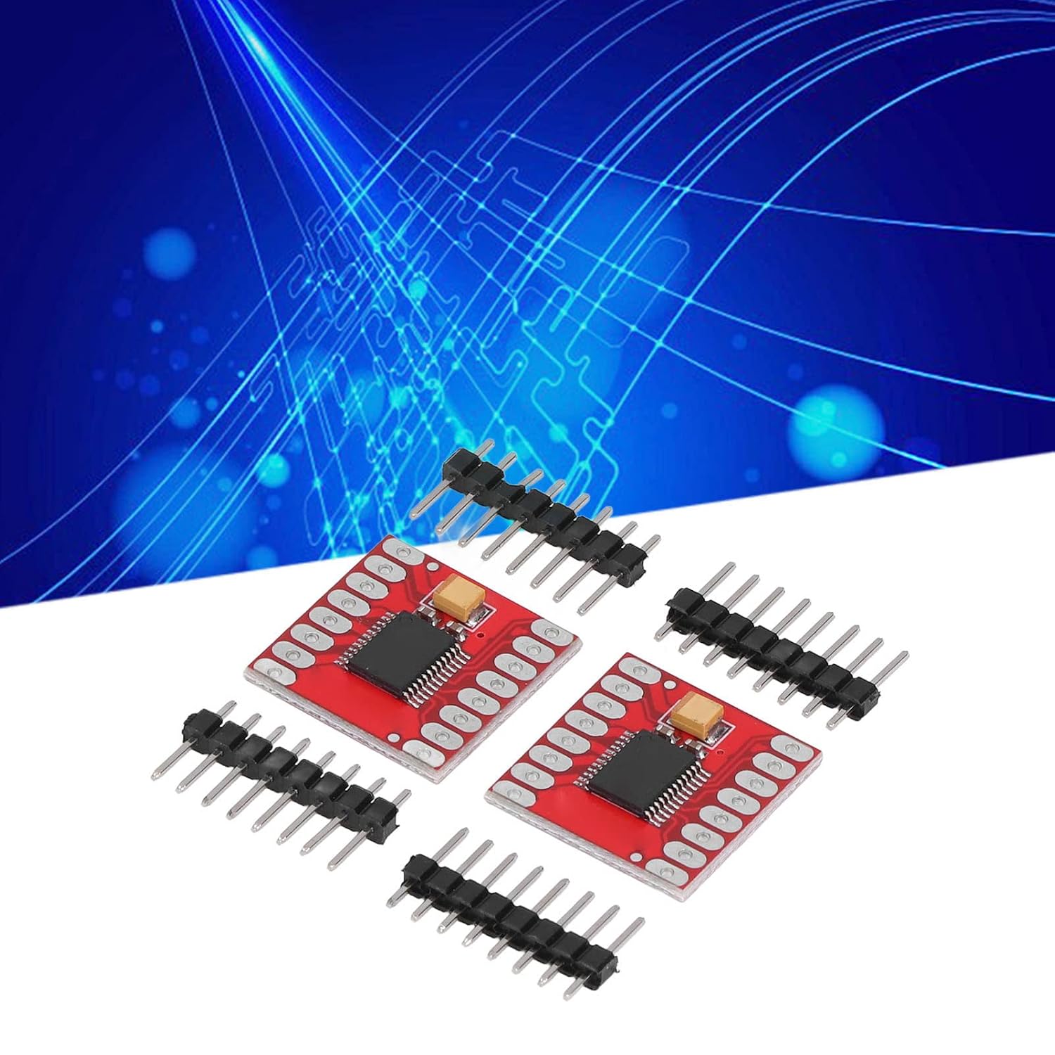 2 Pack TB6612FNG Dual DC Motor Driver Module H-Bridge Stepper Motor Controller Board for Arduino Robot Car High Efficiency Low Heat Replacement for L298N