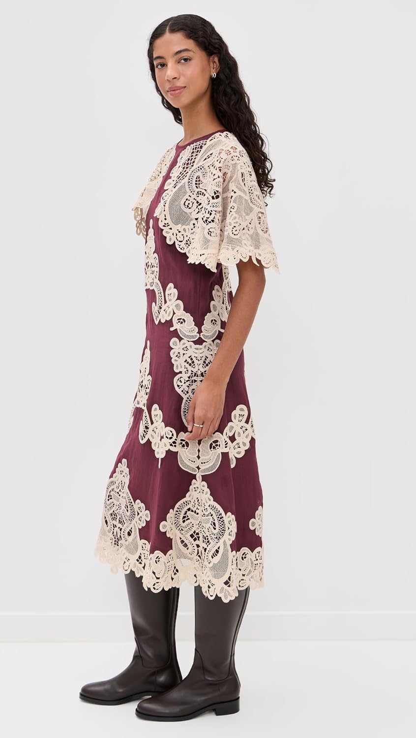 Sea Women's Medina Lace Midi Dress - Image 3