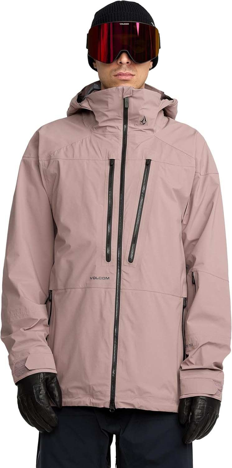 Volcom Men's Guch Stretch Gore-tex 3l Snowboard Jacket – 30k Waterproof, Recco®, Zip Tech®