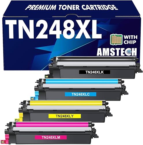 TN248XL TN248 TN-248XL MFC-L3760CDW Toner: Cartridge Compatible with Brother TN-248 DCP-L3560CDW MFC-L3740CDWE HL-L3220CWE MFC-L3740CDW HL-L8240CDW DCP-L3520CDWE HL-L3240CDW MFC-L8390CDW
