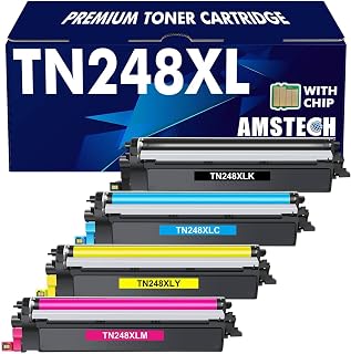 MFC-L3760CDW TN248XL TN248 TN-248XL TN-248 MFC-L3740CDW Toner 4 Pack | Compatibel met Brother TN 248XL DCP-L3560CDW DCP-L3...